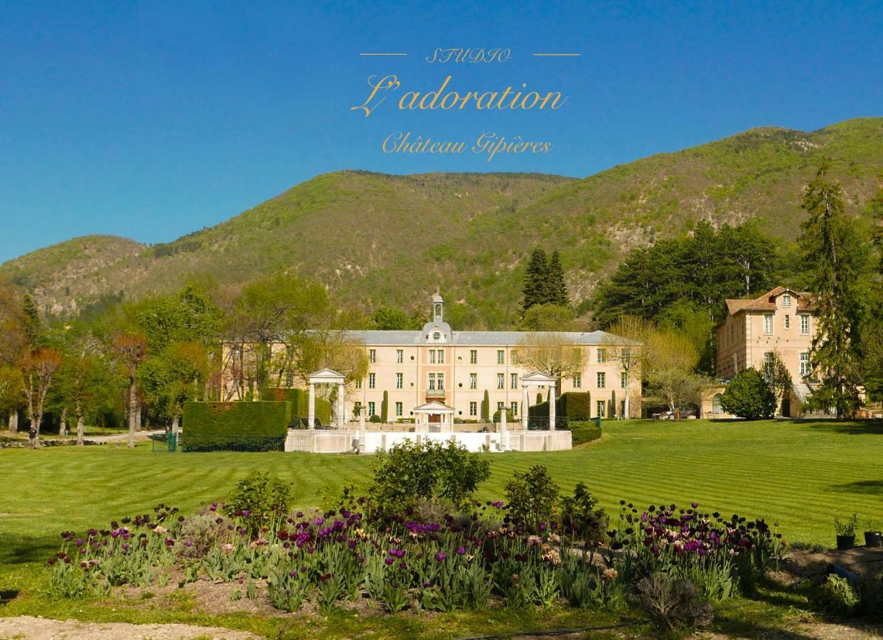 Chateau Des Gipieres Bij De Mont Ventoux Montbrun-les-Bains Exterior foto